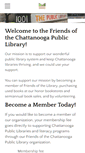 Mobile Screenshot of friendsofthelibrary-chattanooga.com